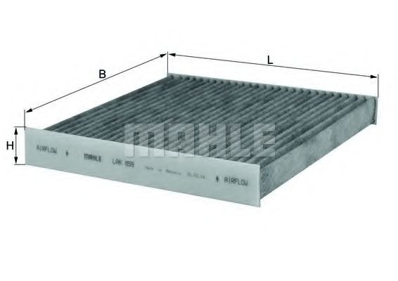 Фильтр салона KNECHT/MAHLE LAK 859