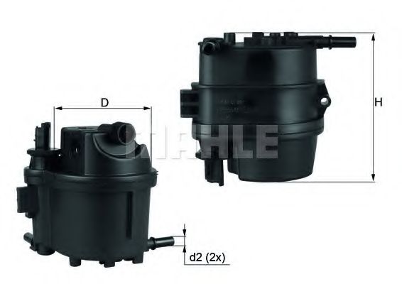 Топливный фильтр KNECHT/MAHLE KL 779