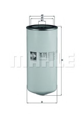 Масляный фильтр KNECHT/MAHLE OC 234