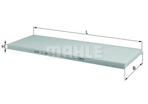 Фильтр салона KNECHT/MAHLE LA 11