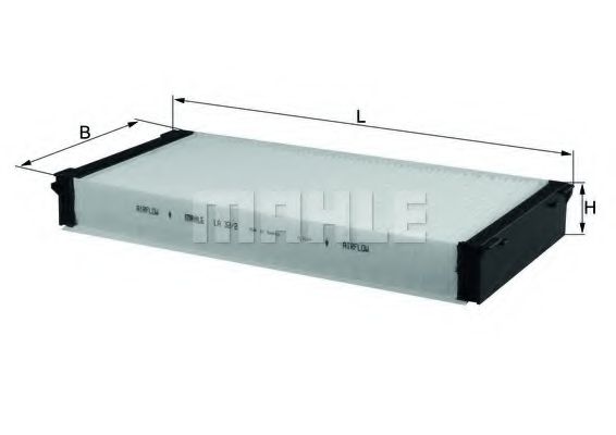 Фильтр салона KNECHT/MAHLE LA 32/2