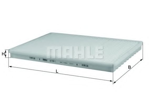Фильтр салона KNECHT/MAHLE LA 50/1