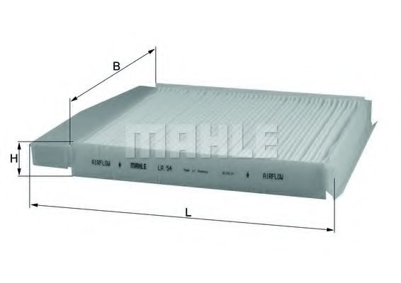 Фильтр салона KNECHT/MAHLE LA 54