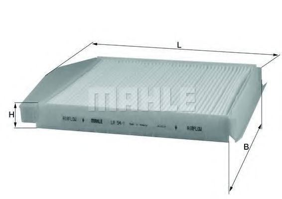 Фильтр салона KNECHT/MAHLE LA 54/1