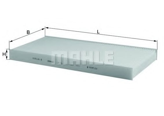 Фильтр салона KNECHT/MAHLE LA 78