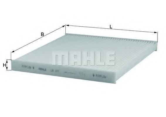 Фильтр салона KNECHT/MAHLE LA 107