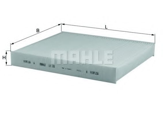 Фильтр салона KNECHT/MAHLE LA 120