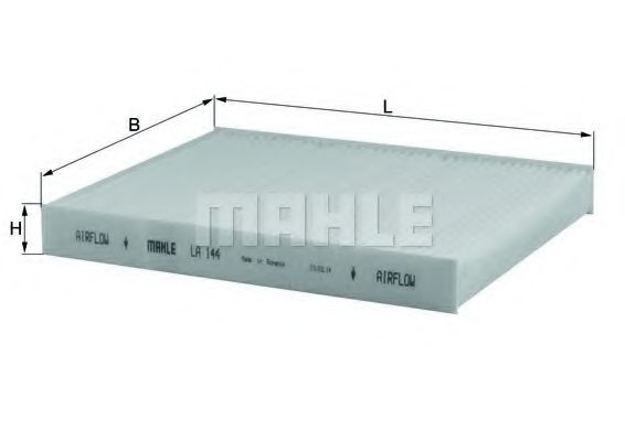Фильтр салона KNECHT/MAHLE LA 144
