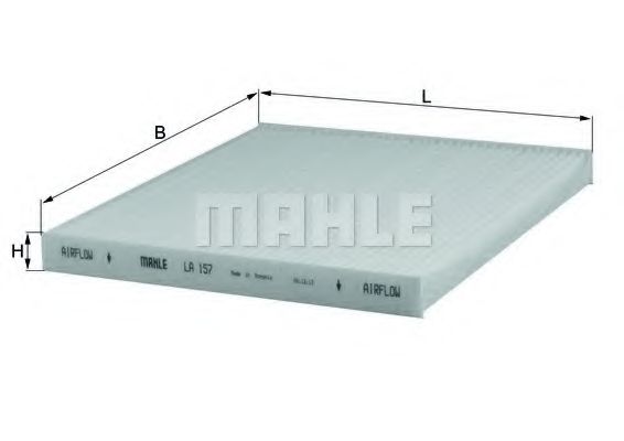 Фильтр салона KNECHT/MAHLE LA 157