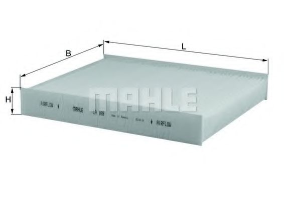 Фильтр салона KNECHT/MAHLE LA 169