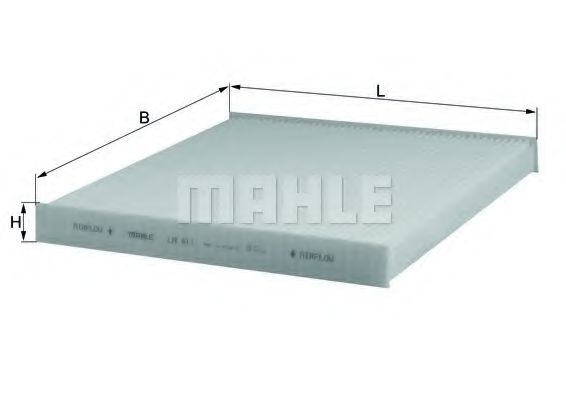 Фильтр салона KNECHT/MAHLE LA 411