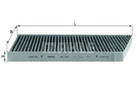 Фильтр салона KNECHT/MAHLE LAK 129/1