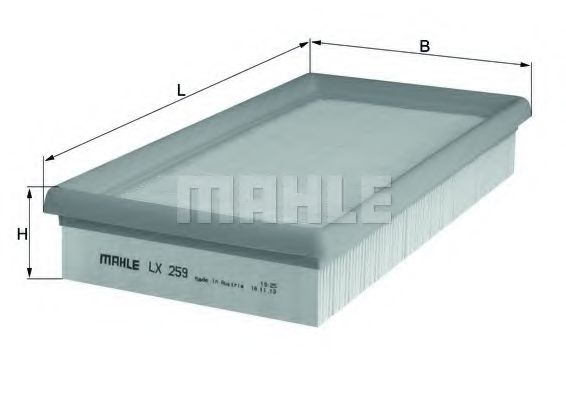 Воздушный фильтр KNECHT/MAHLE LX 259
