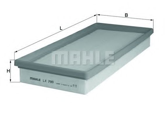 Воздушный фильтр KNECHT/MAHLE LX 799