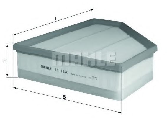 Воздушный фильтр KNECHT/MAHLE LX 1640