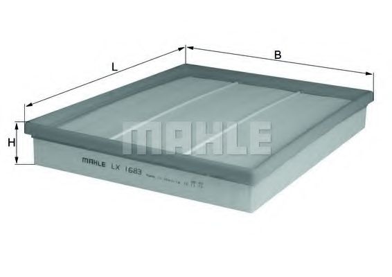Воздушный фильтр KNECHT/MAHLE LX 1683