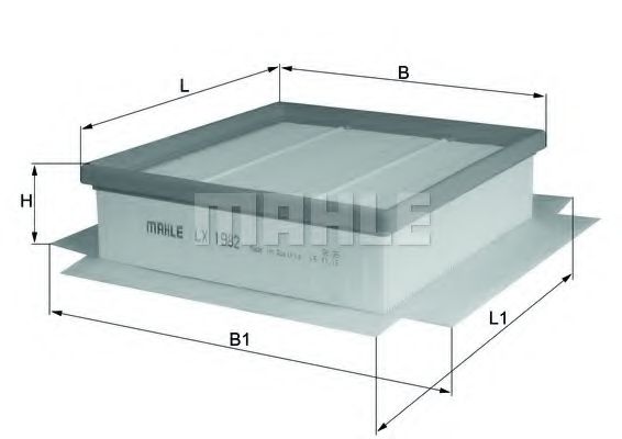 Воздушный фильтр KNECHT/MAHLE LX 1982