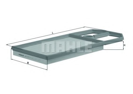Воздушный фильтр KNECHT/MAHLE LX 571/1