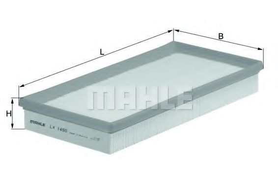 Воздушный фильтр KNECHT/MAHLE LX 1455