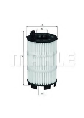 Масляный фильтр KNECHT/MAHLE OX 350/4D