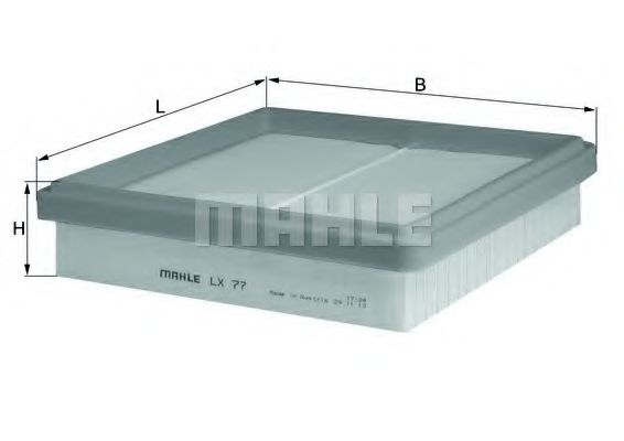 Воздушный фильтр KNECHT/MAHLE LX 77