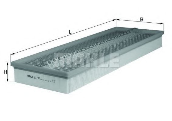 Воздушный фильтр KNECHT/MAHLE LX 97