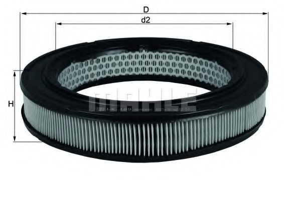 Воздушный фильтр KNECHT/MAHLE LX 189 Воздушный фильтр KNECHT/MAHLE LX 189