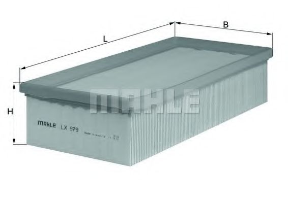 Воздушный фильтр KNECHT/MAHLE LX 979