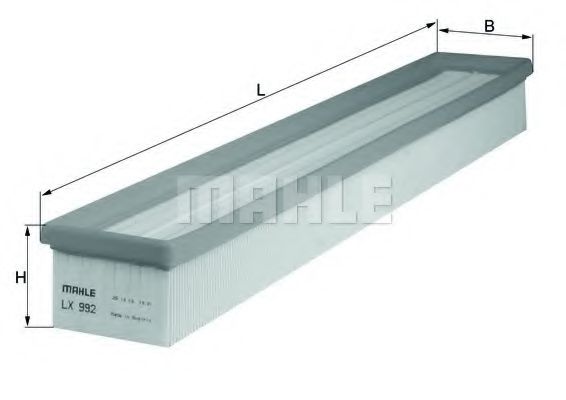 Воздушный фильтр KNECHT/MAHLE LX 992