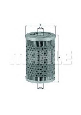 Топливный фильтр KNECHT/MAHLE KX 9D