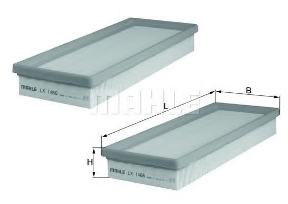 Воздушный фильтр KNECHT/MAHLE LX 1466/S