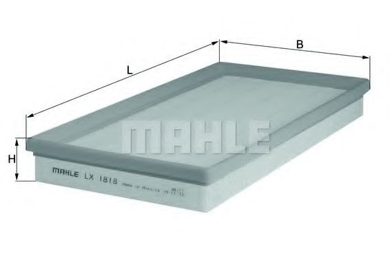 Воздушный фильтр KNECHT/MAHLE LX 1818