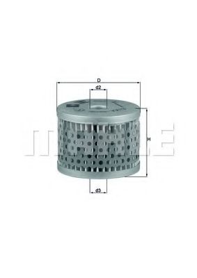 Топливный фильтр KNECHT/MAHLE KX 13D