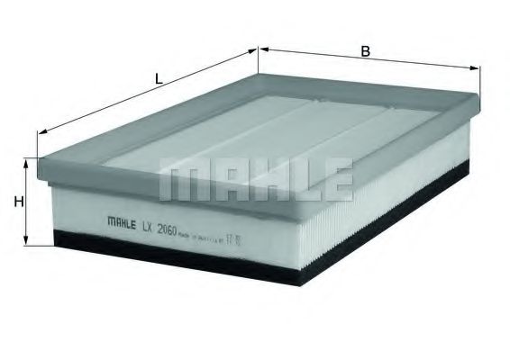 Воздушный фильтр KNECHT/MAHLE LX 2060