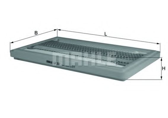 Воздушный фильтр KNECHT/MAHLE LX 252