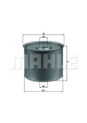 Топливный фильтр KNECHT/MAHLE KX 23D
