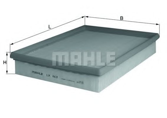Воздушный фильтр KNECHT/MAHLE LX 443