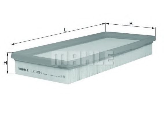 Воздушный фильтр KNECHT/MAHLE LX 854