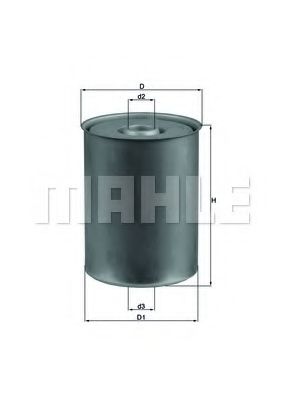 Топливный фильтр KNECHT/MAHLE KX 24D