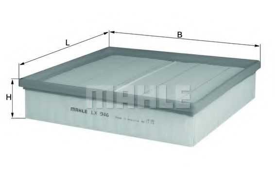 Воздушный фильтр KNECHT/MAHLE LX 946