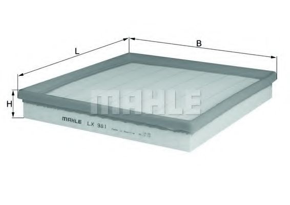 Воздушный фильтр KNECHT/MAHLE LX 981