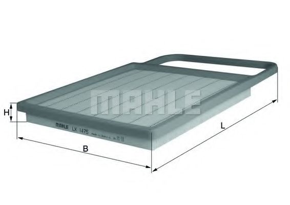 Воздушный фильтр KNECHT/MAHLE LX 1475