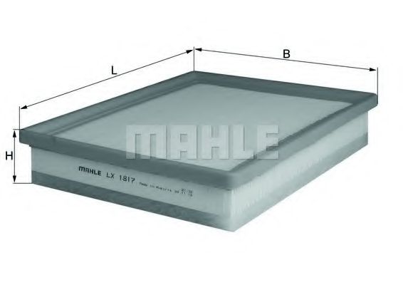 Воздушный фильтр KNECHT/MAHLE LX 1817
