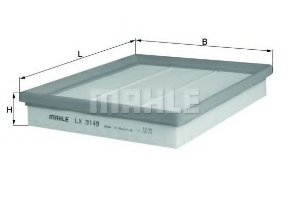 Воздушный фильтр KNECHT/MAHLE LX 3149