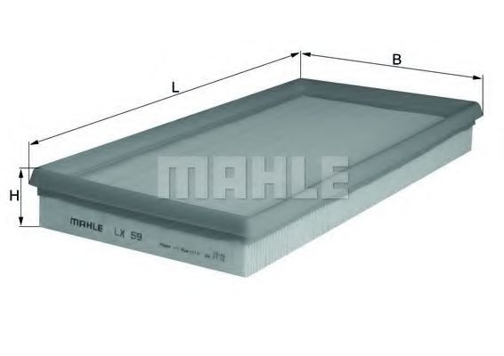 Воздушный фильтр KNECHT/MAHLE LX 59