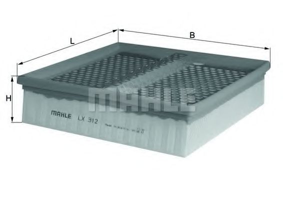Воздушный фильтр KNECHT/MAHLE LX 312