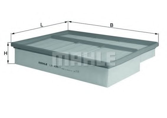 Воздушный фильтр KNECHT/MAHLE LX 439/1