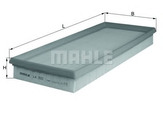 Воздушный фильтр KNECHT/MAHLE LX 522