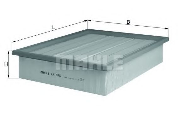 Воздушный фильтр KNECHT/MAHLE LX 678