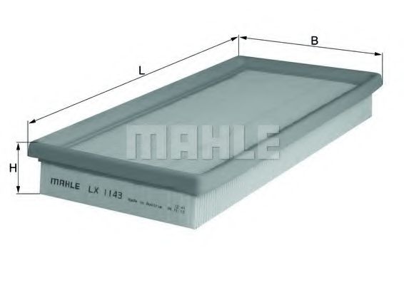 Воздушный фильтр KNECHT/MAHLE LX 1143
